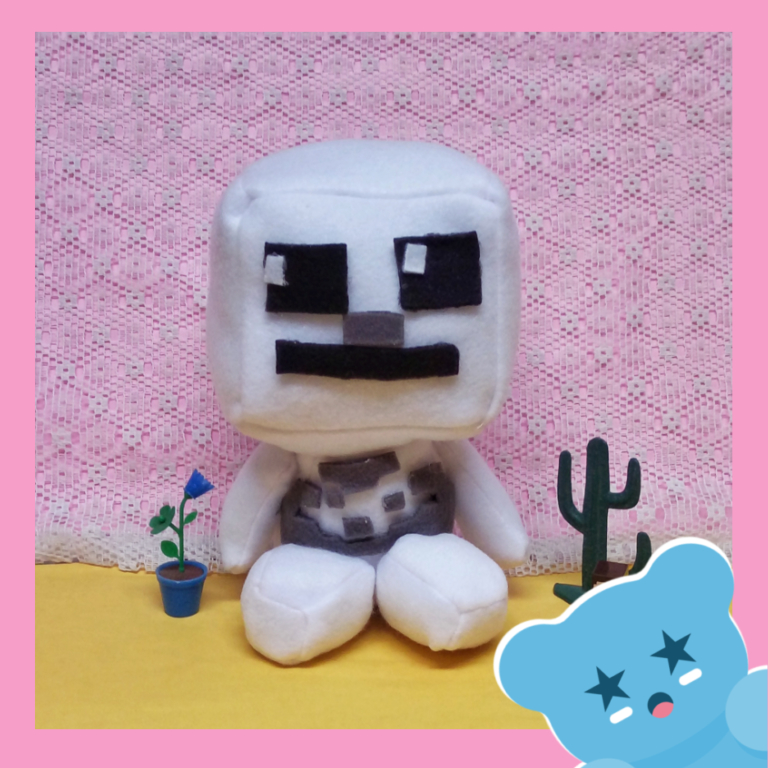 Minecraft skeleton stuffed store animal