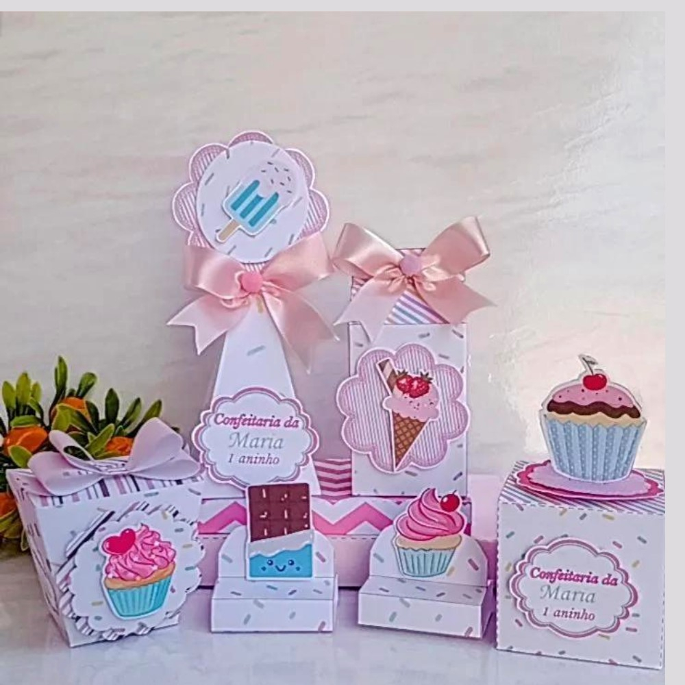 Kit Festa 30 Lembrancinhas Personalizadas Confeitaria | Shopee Brasil