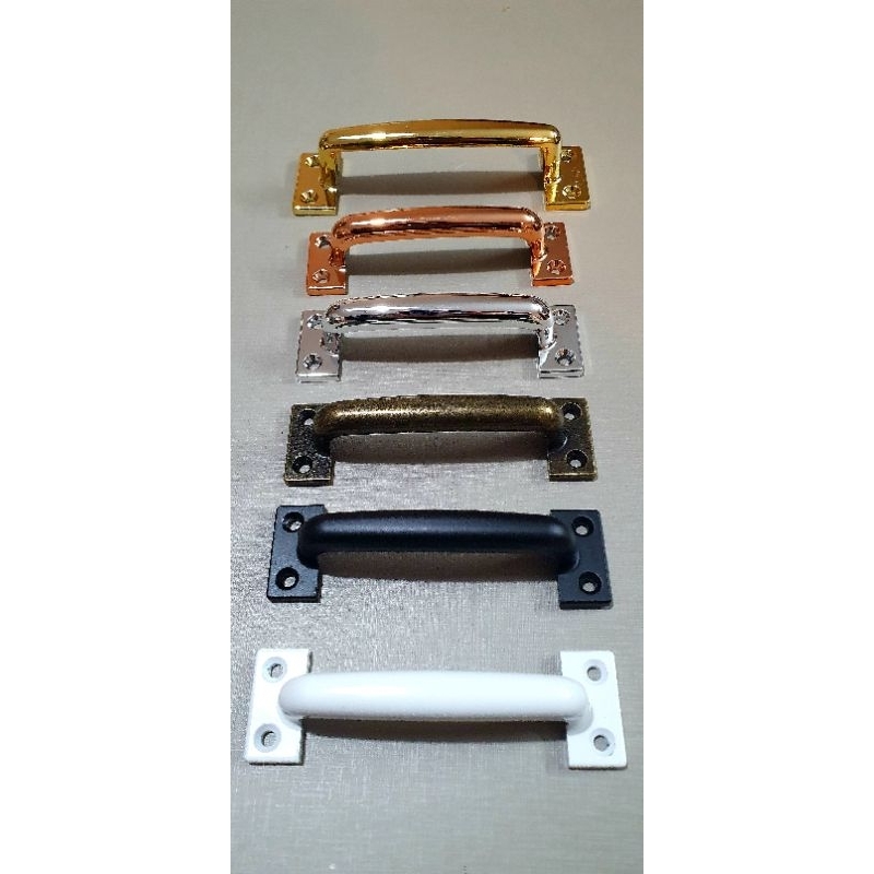 2 Puxadores 12 cm Cromado , Envelhecido, Preto,Cromado,Dourado, Rose Gold