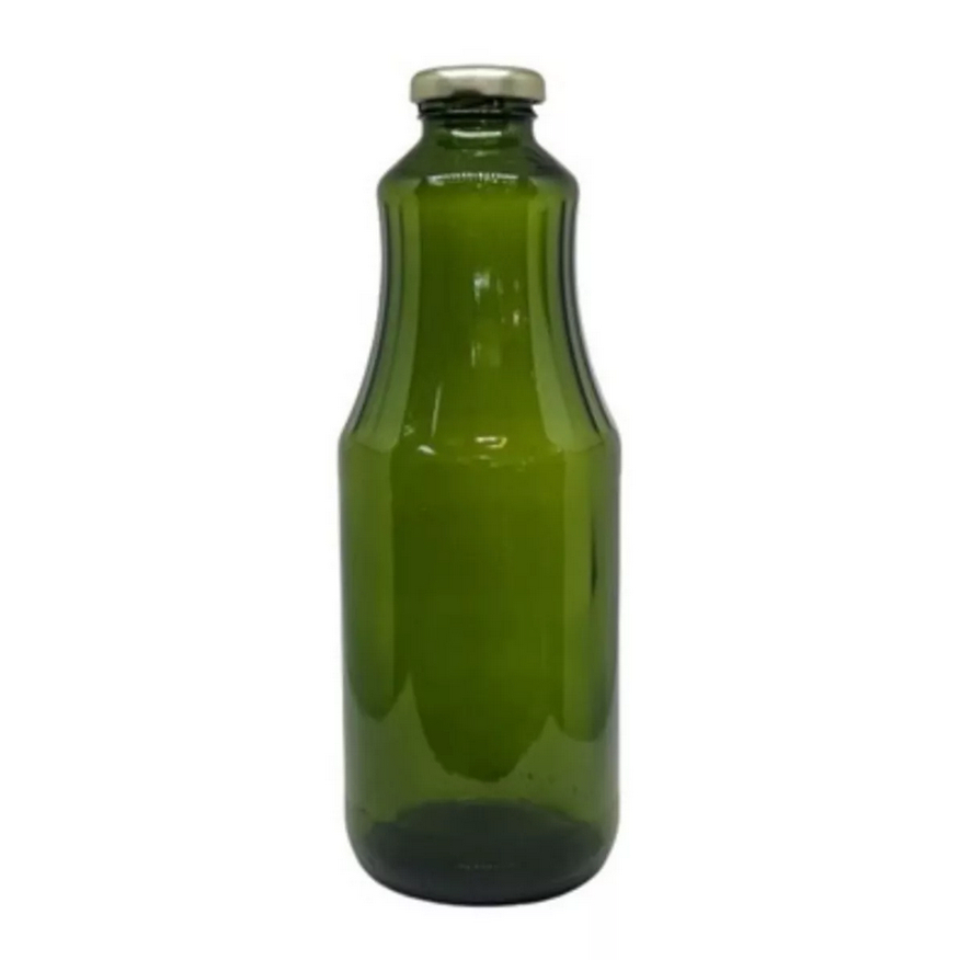 Garrafa | Garrafão de Vidro 1,5 L 1500mL com Tampa Metalica - Kit com 3 ...