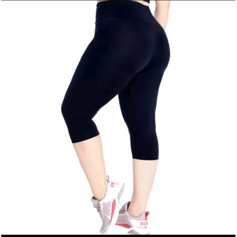 Capri corsário fitnes plus size em suplex gramatura 360