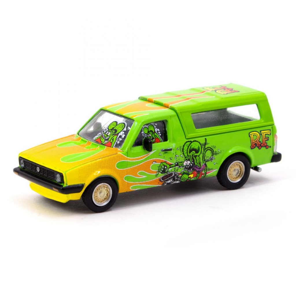 Tarmac Works T64S-013-RF1 1/64 VOLKSWAGEN VW CADDY RAT FINK Com