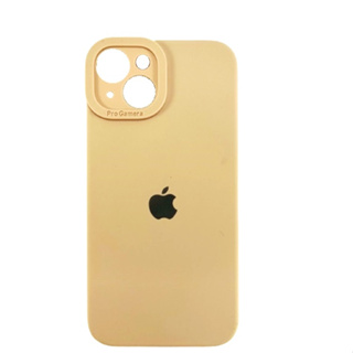 Case Silicone iPhone 13 Pro Max - Amarelo (Fechada)