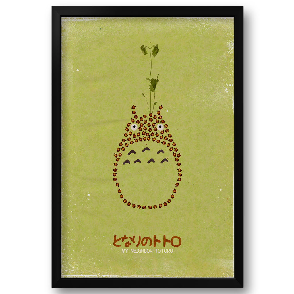 Quadro Meu Amigo Totoro - Minimalista