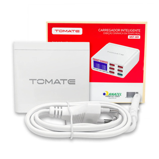 Carga Inteligente 6 Entradas USB com Display super  rápido  6 Entradas Medidor De Corrente