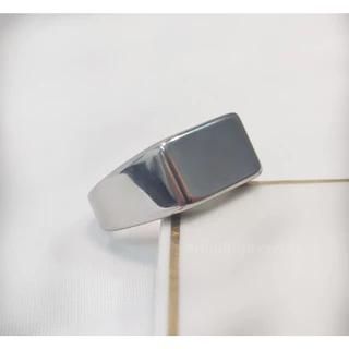 Anel Masculino Liso Aço Inox Antialérgico Minimalista Prata