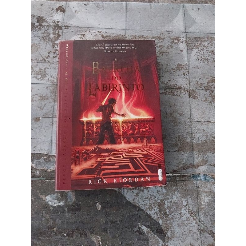 Livro Percy Jackson A Batalha Do Labirinto | Shopee Brasil