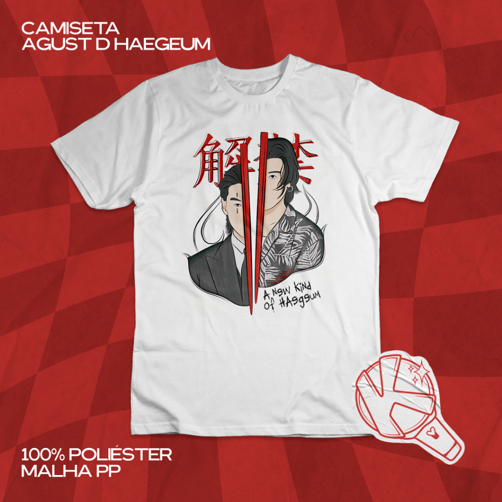 Camiseta KPOP BTS Agust D D-Day Haegeum