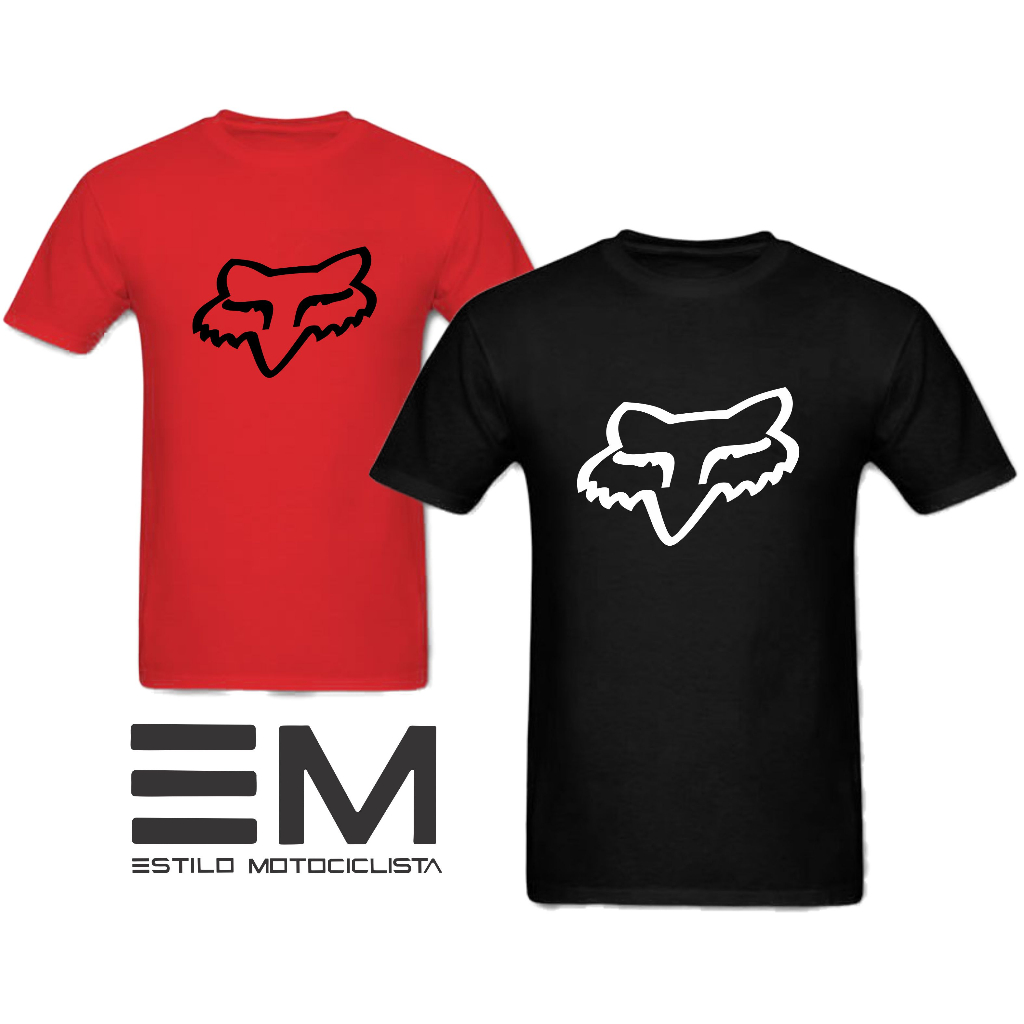 Camiseta Fox Moto Motociclista masculino e feminino.