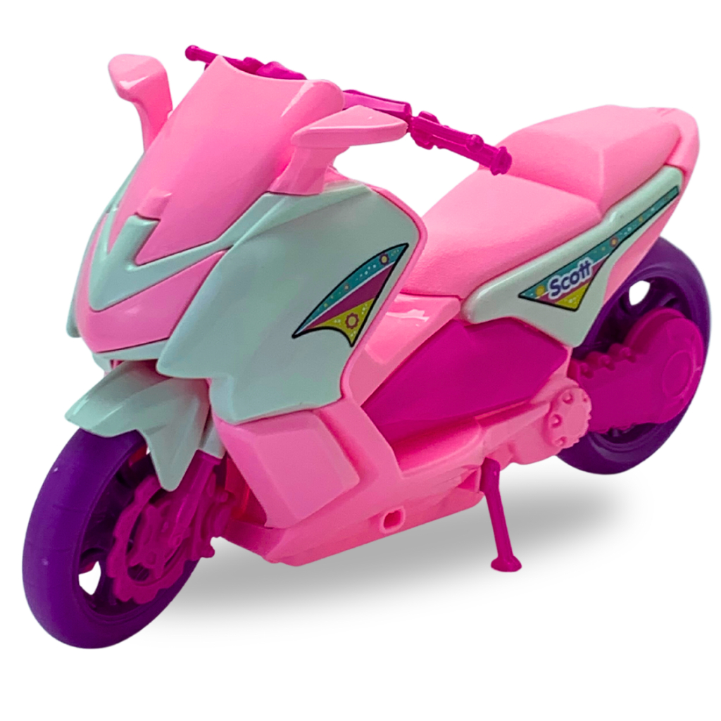 Brinquedo Infantil Moto Racer Com Fricção 33 Cm Várias Cores