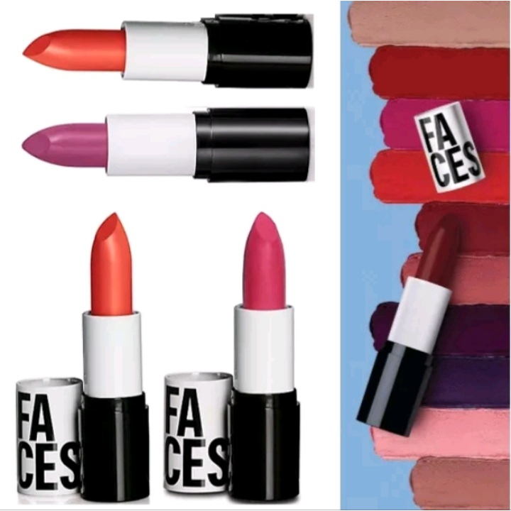Batom Natura Faces Matte Red Square/Vermelho Spicy Cremoso 3,5g ...