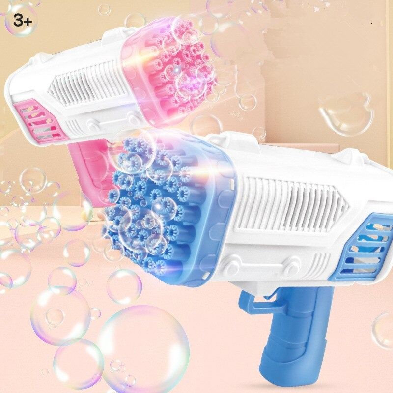 Lança Bolhas Sabão Agua Bazuca Brinquedo Criança