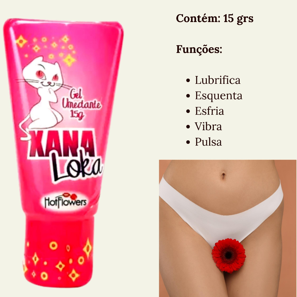 Kit 6 Gel Lubrificantes íntimos Sex shop Produtos xana loka kulo  