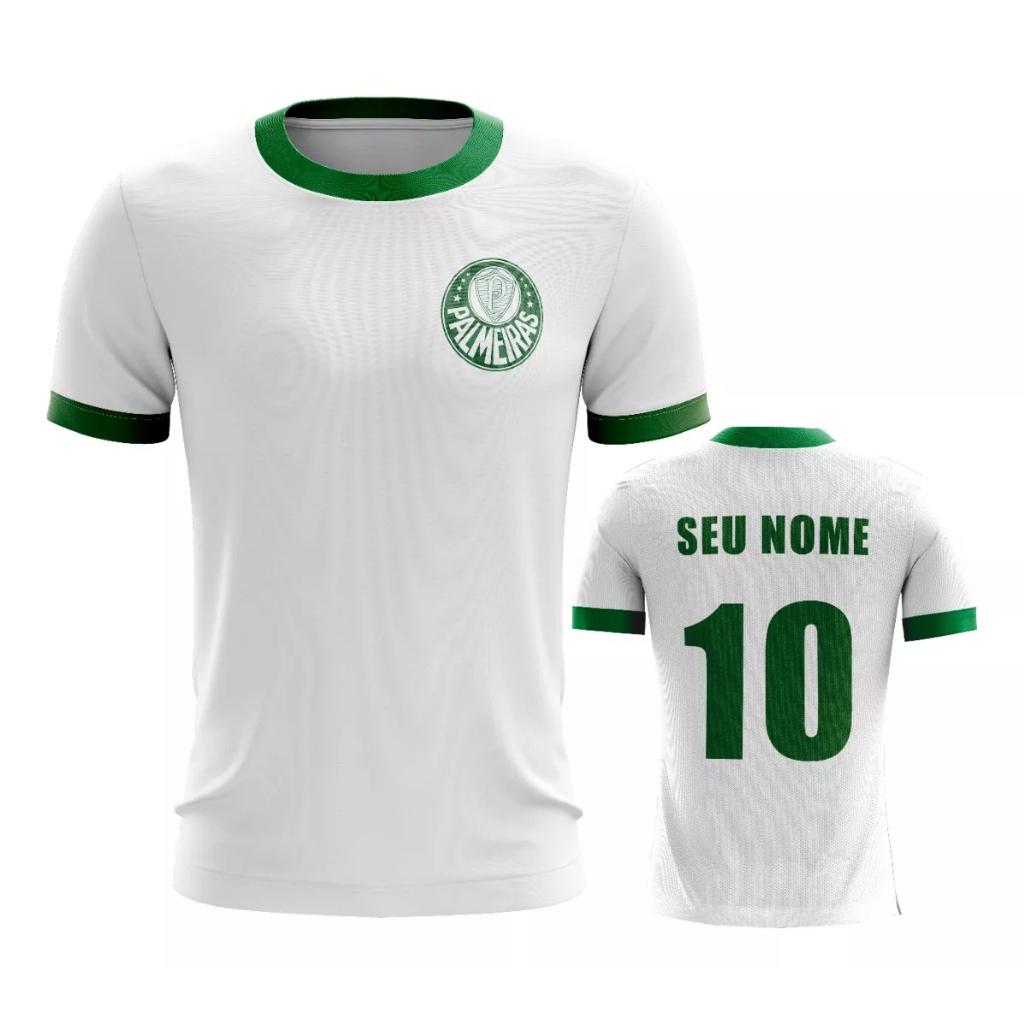 Camisa Camiseta Palmeiras Personalizada Com Nome e Número Temporada ...