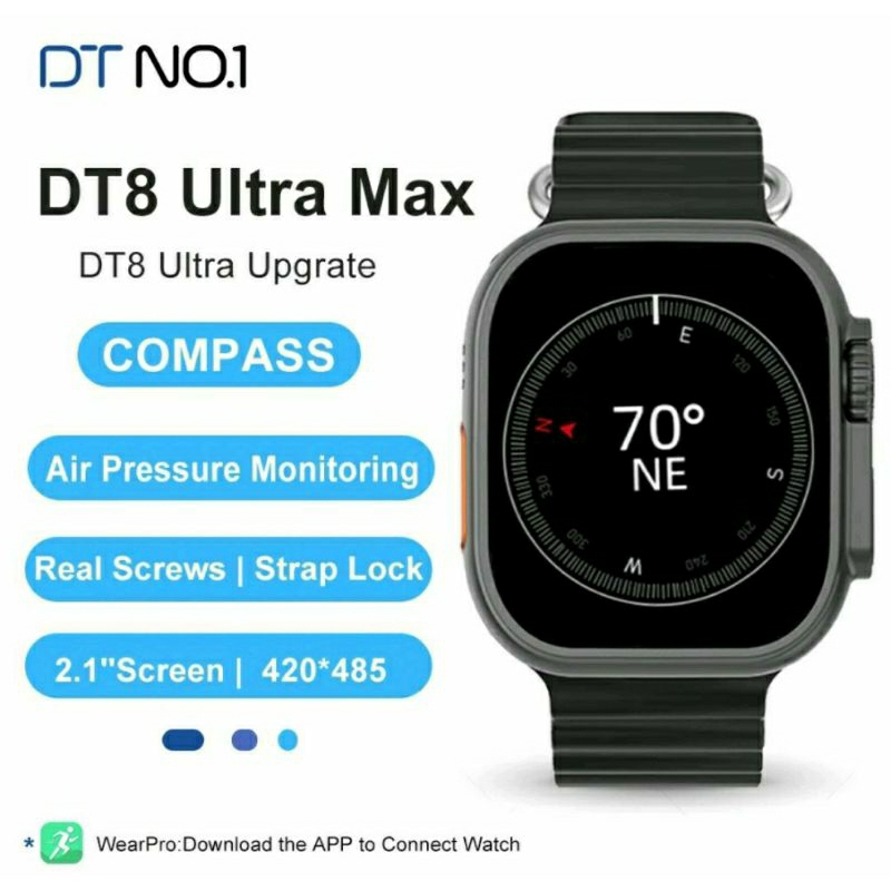 DT8 Ultra Max: conheça o relógio inteligente que combina elegância