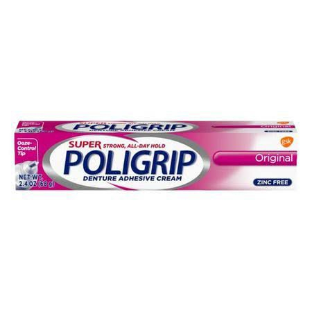 POLIGRIP Adesivo de alta fixação 12h importado dos EUA