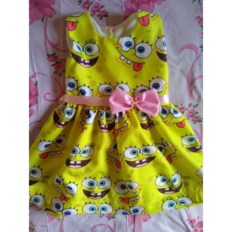 vestido Bob esponja estampado