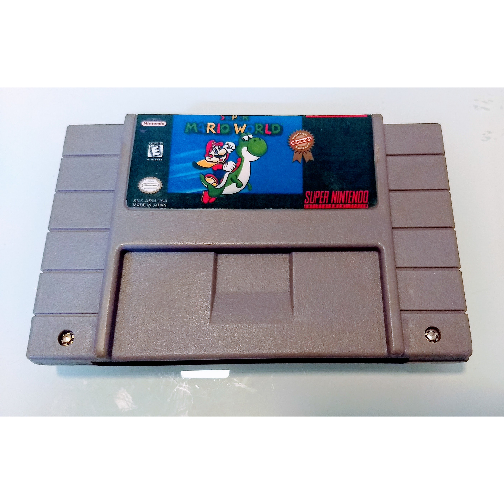 super mario world cartucho original para super Nintendo