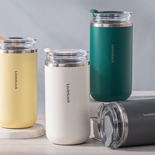 Copo Térmico Para Bebidas Em Aço Inox Com Tampa 350ml