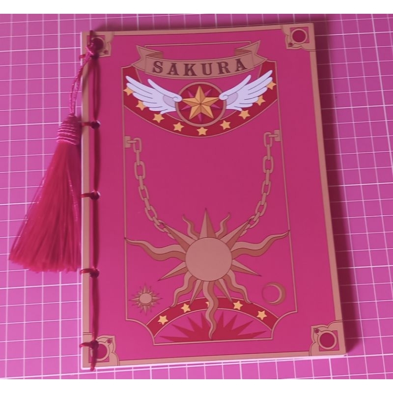 Caderno Animes Costurados Artesanal A5 Sailor Moon Sakura Card 50 ...