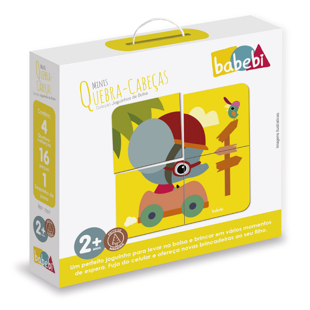 Quebra Cabeça Infantil 3D De Madeira MDF Animais Savana Babebi :  : Brinquedos e Jogos