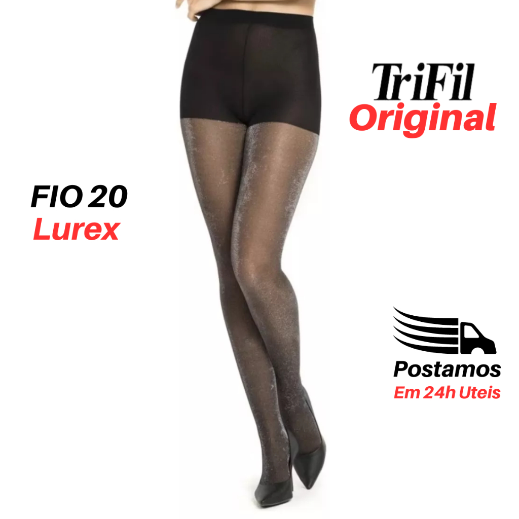 Meia-Calça Trifil Lurex fio 20 Denier W06176 | Shopee Brasil