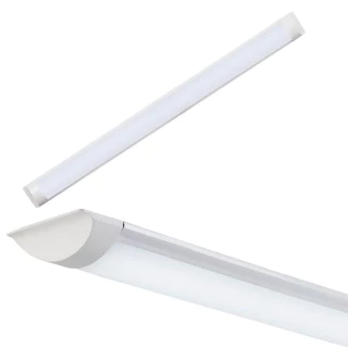 Luminaria Tubular Led Sobrepor Slim 6500k 100cm - Envio ja