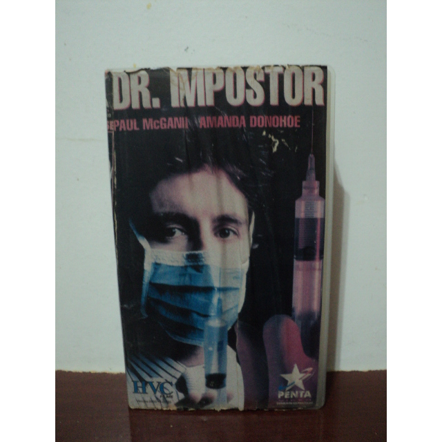 VHS DR. IMPOSTOR - TERROR - RARO