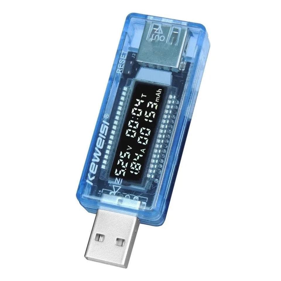 USB Tester Teste Voltímetro e Amperímetro Testador USB medidor de carga Multimetro