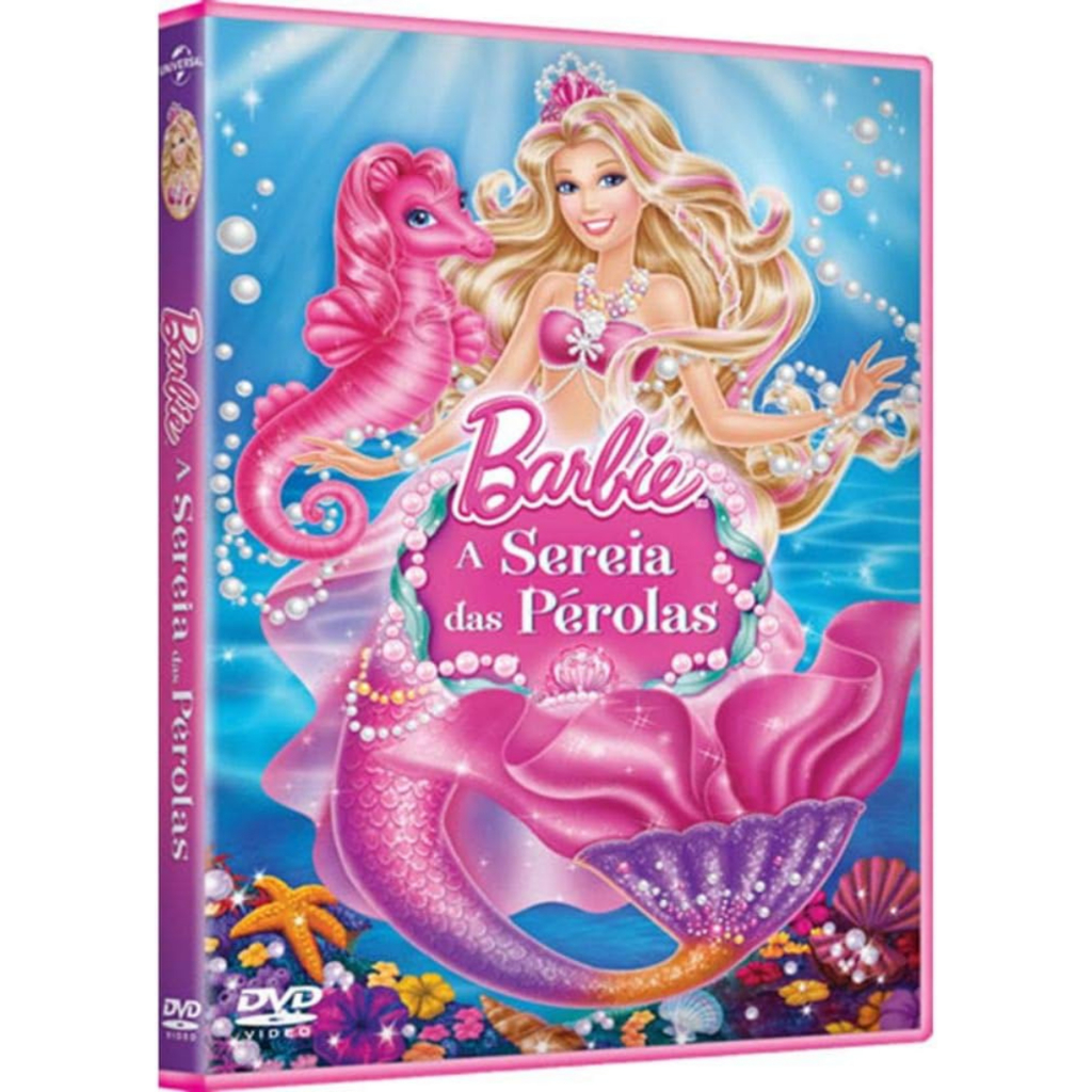 Coleção Barbie Sereias - Box com 4 DVDs - Novo Lacrado