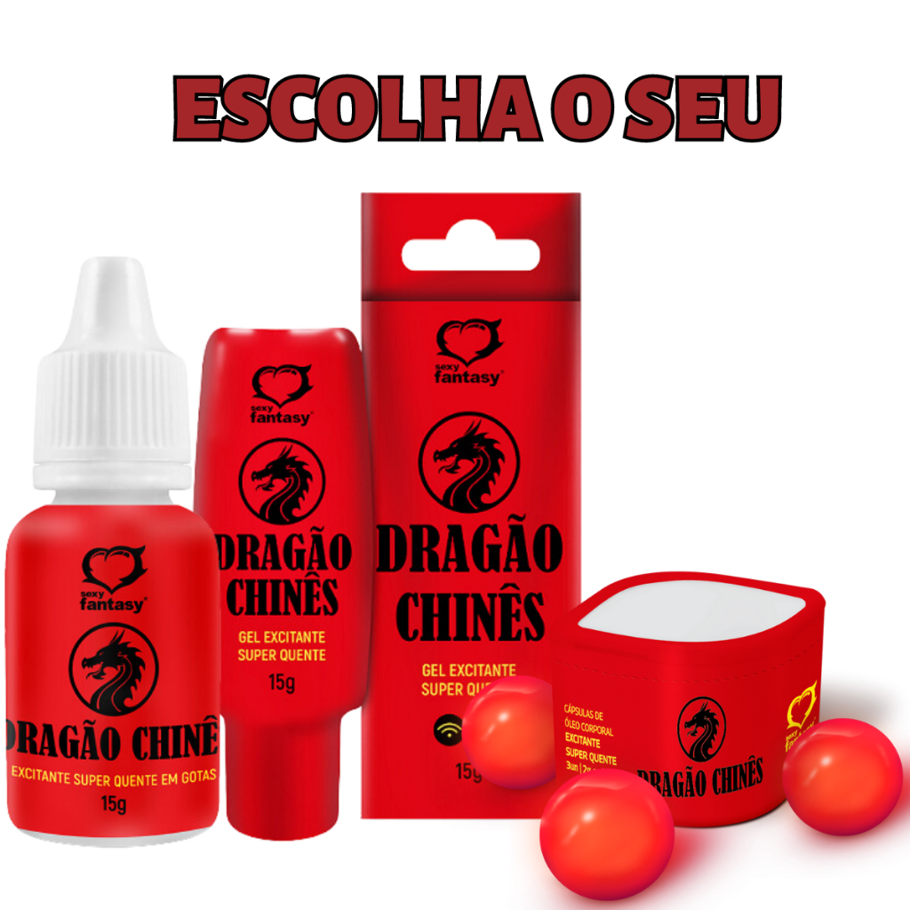 Dragão Chinês Pomada Excitante, CAPSULA CHINESINHA, GOTAS Sexy Fantasy