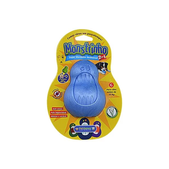 Pet Games Monstrinho Azul | Shopee Brasil