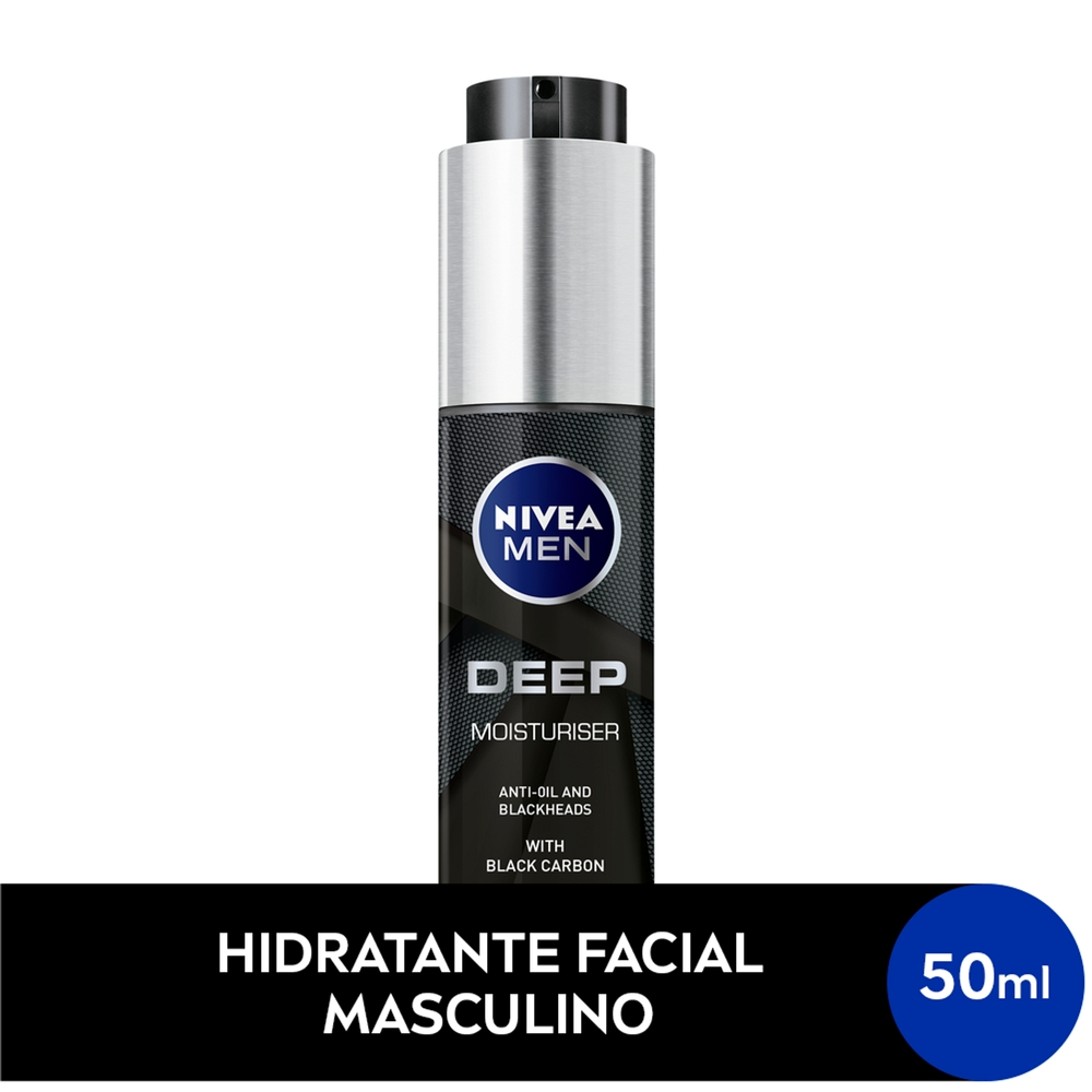 NIVEA Men Deep Hidratante Facial Masculino 50ml