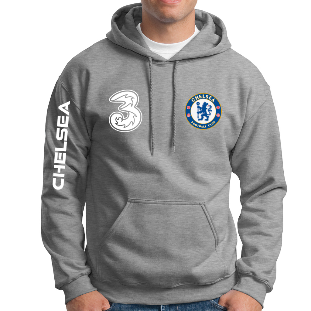 Moletom Canguru Chelsea Futebol Europeu Blusa de Frio