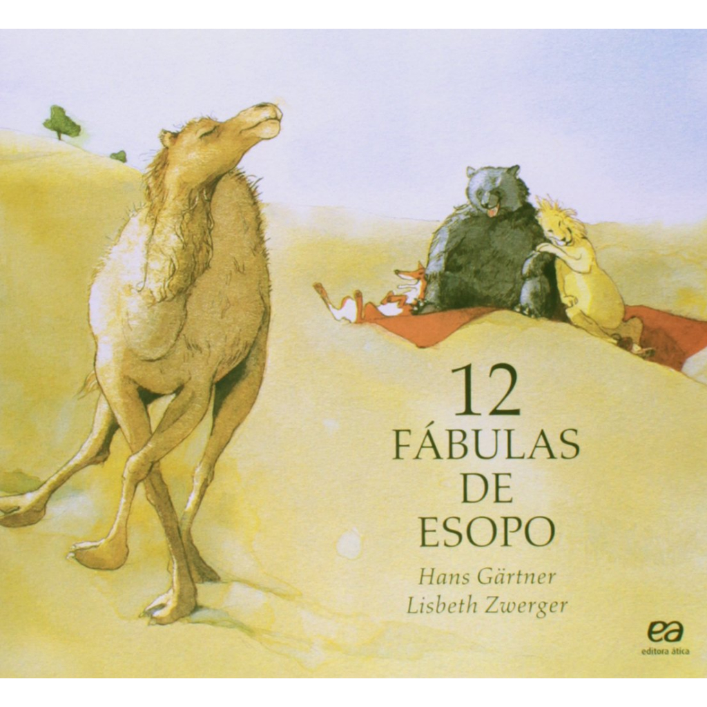 Livro 12 Fábulas de Esopo / Autor Hans Gartner Shopee Brasil