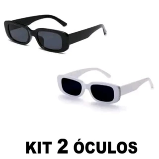 Kit 2 Óculos De Sol Retrô Vintage
