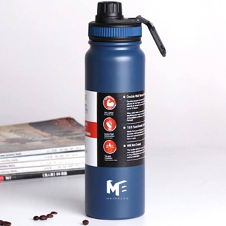 Garrafa Térmica Academia 800ml De Aço Inoxidável Com Isolamento