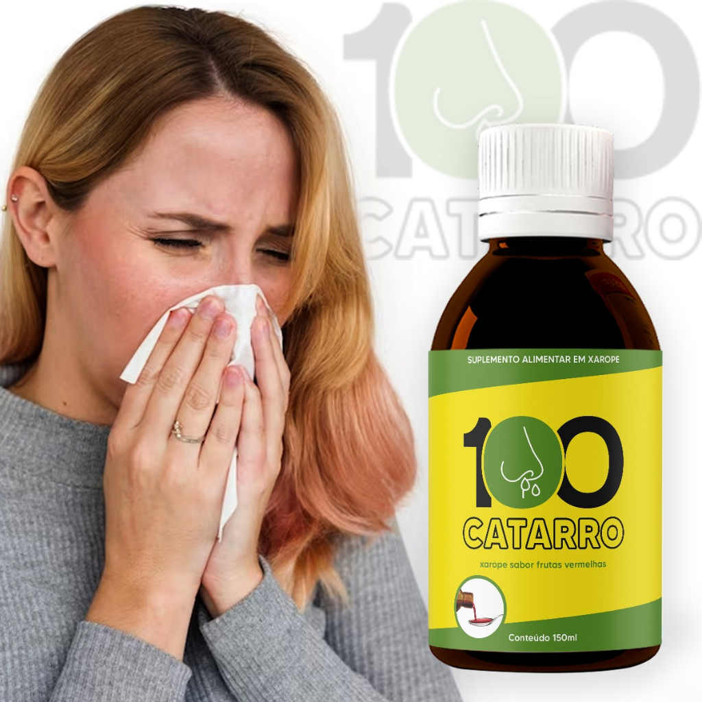 100 Catarro com Extrato de Própolis vitamina C sabor frutas vermelhas 150ml