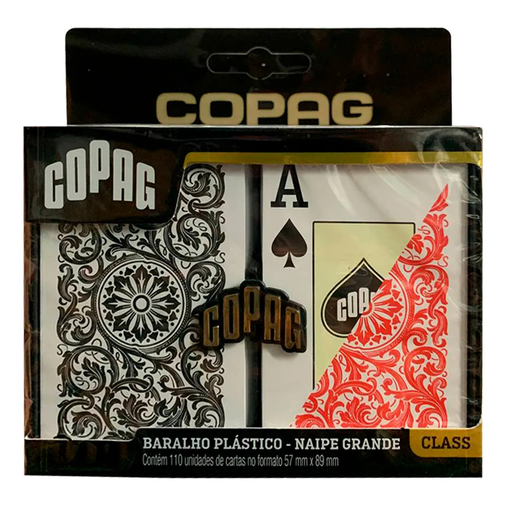 BARALHO COPAG 2X1 PLASTICO ORIGINAL NOVAS CORES VARIADAS | Shopee Brasil