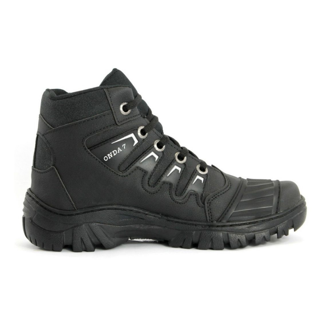 Bota Coturno Masculino Motociclista Militar Cano Médio Tático Original