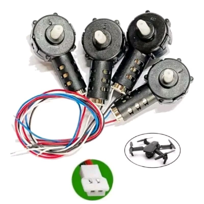 Rch Partes Kit 4 Motores Peças Reposição Reparo Drone E88 Pro Tang1 Ponta Completa.