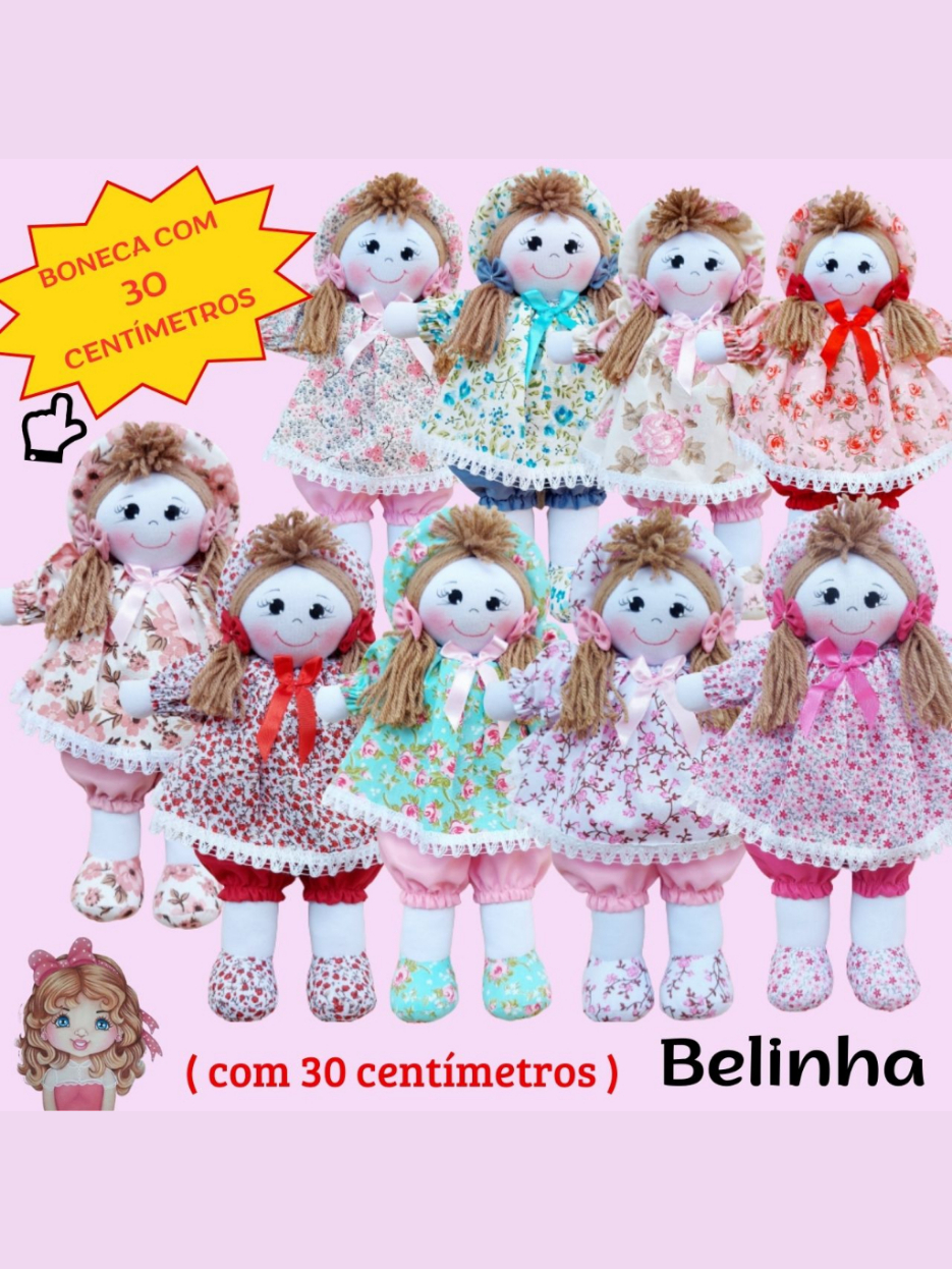 Boneca Belinha - Projeto Exclusivo Bellopano - Bellopano