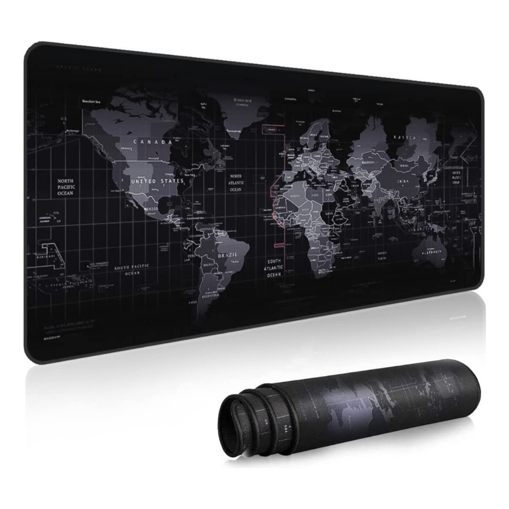 Mousepad Gamer Grande Mundi Preto Extra Grande 80 X 30 Cm