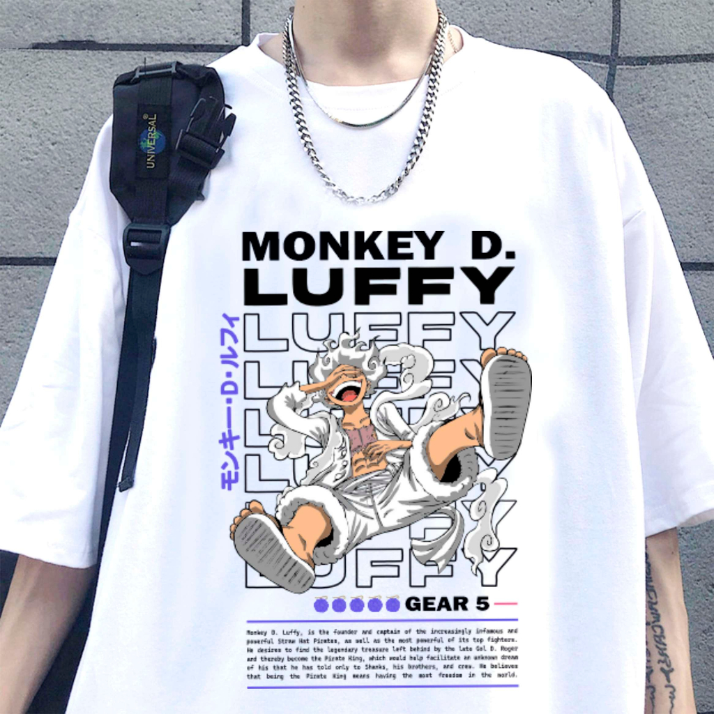 Camiseta Infantil T - One Piece Monkey D Luffy Mod 02