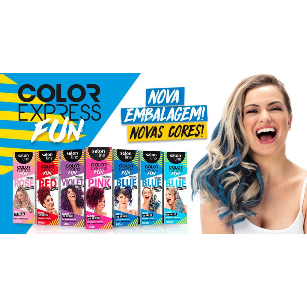 Tonalizante Colorido Color Express Fun | Shopee Brasil