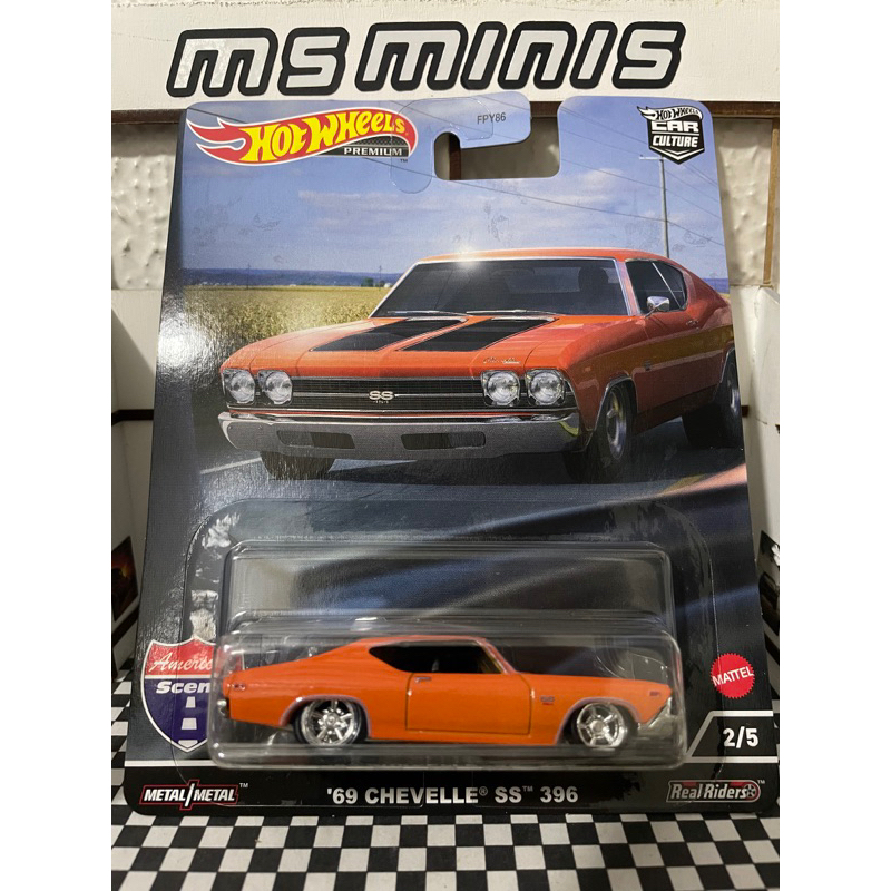 Hot Wheels Premium AMERICAN Scene - '69 Chevelle SS 396 | Shopee