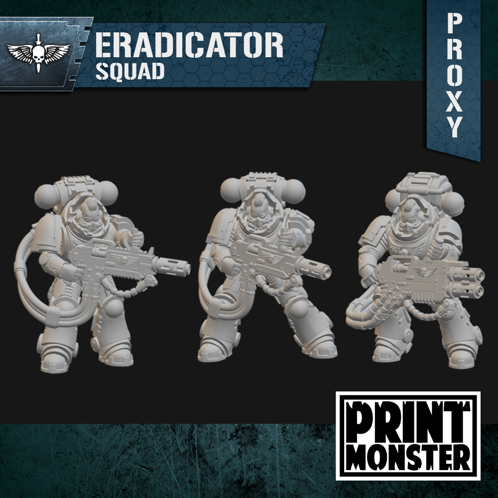 Space Marines Eradicator Squad - Miniaturas para Warhammer 40k, Kill ...