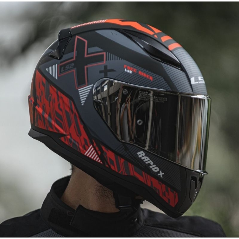 CAPACETE LS2 RAPID XTREET VERMELHO