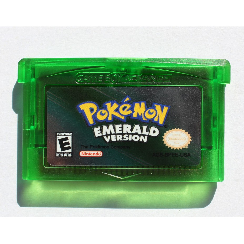 Cartucho Fita Jogo Pokémon Emerald Version Para Game Boy Advance / Gba Sp / Nintendo Ds / Nds Lite