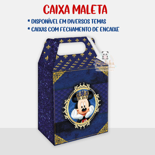 10 CAIXINHAS MALETINHAS SURPRESA MICKEY REALEZA